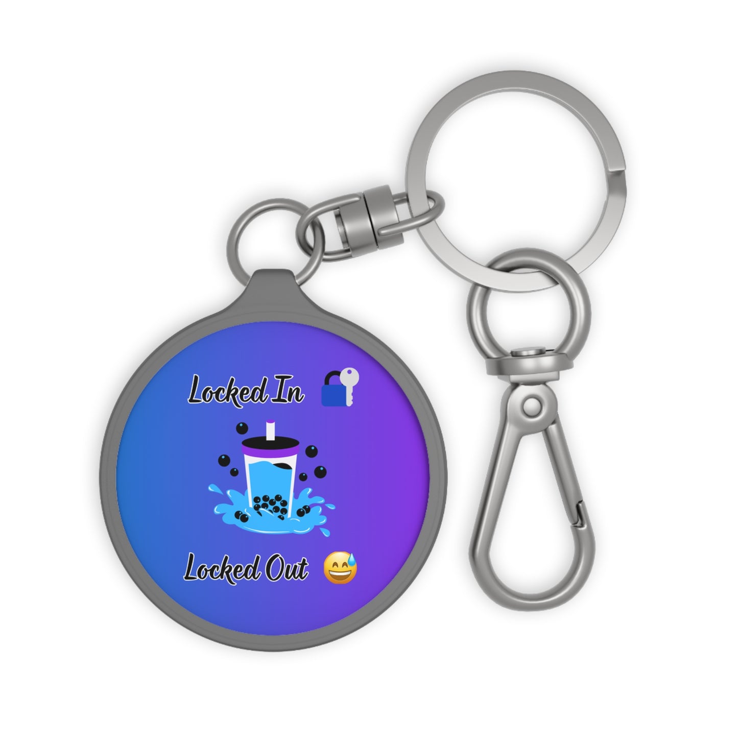 Locked In & Locked Out Keychain